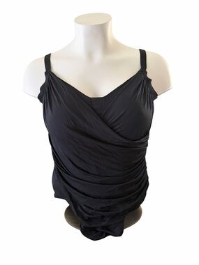 Jantzen Black One Piece Bathing Suit
